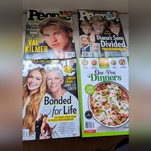 Brand New Variety of Magazines - People, Food Network
